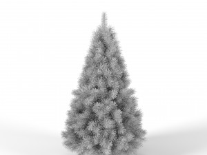 christmas tree 5 feet with lights Model 3D