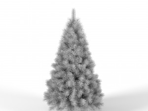 christmas tree with lights set 1 3D Model