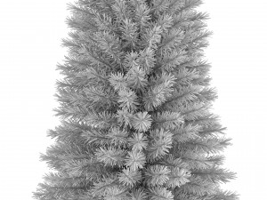christmas tree 6 feet with multicolor lights Model 3D