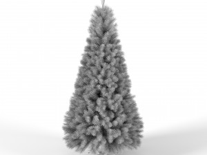 christmas tree 9 feet with multicolor lights Modelo 3D