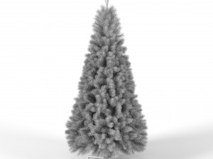 christmas tree 9 feet with multicolor lights Modelo 3D