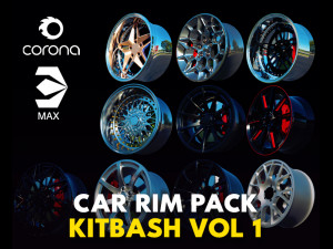 car rim pack 3D मॉडल