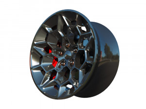 car rim pack 3Dモデル