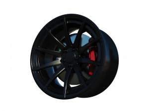car rim pack 3D Model
