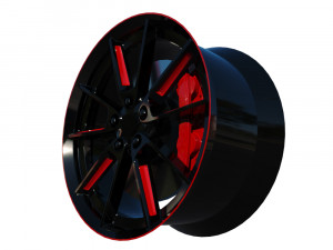 car rim pack 3Dモデル