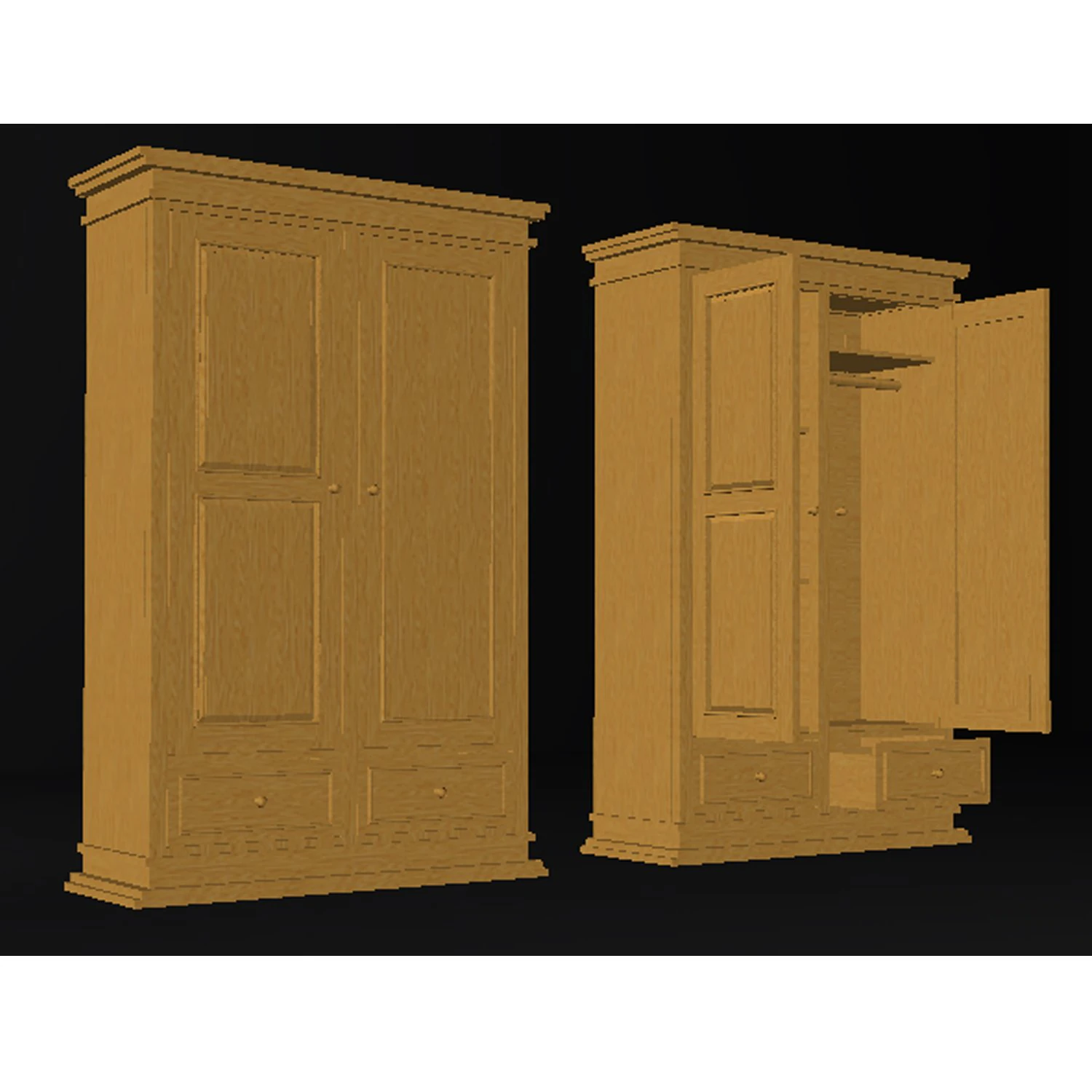 wood 3D Model .c4d .max .obj .3ds .fbx .stl .blend 