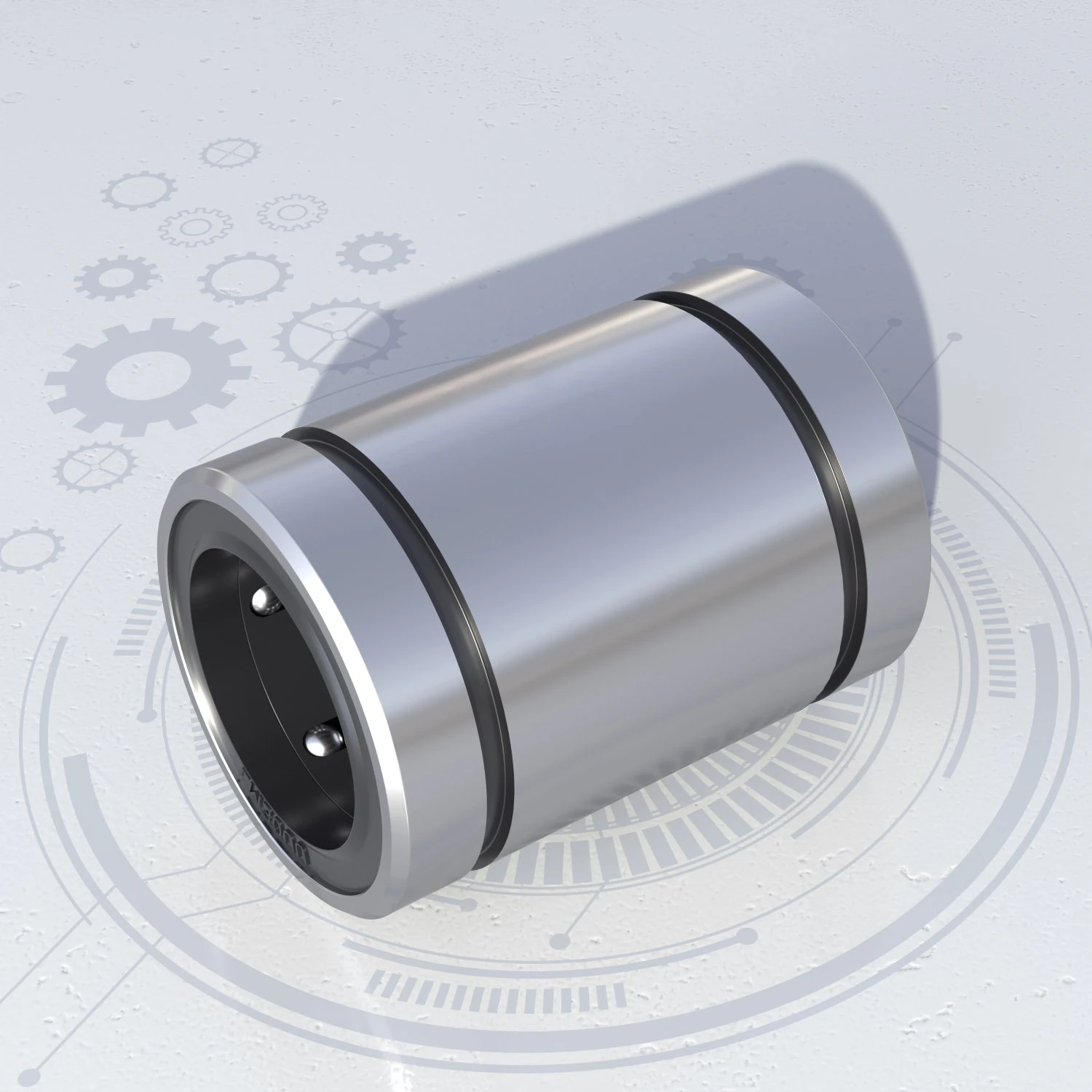 linear bearing 3D Model .c4d .max .obj .3ds .fbx .stl .blend 
