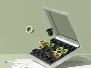 renderen van pvc-buizen 3D Model