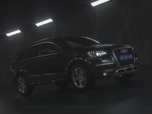 suv q7 modeling and rendering 3D Model