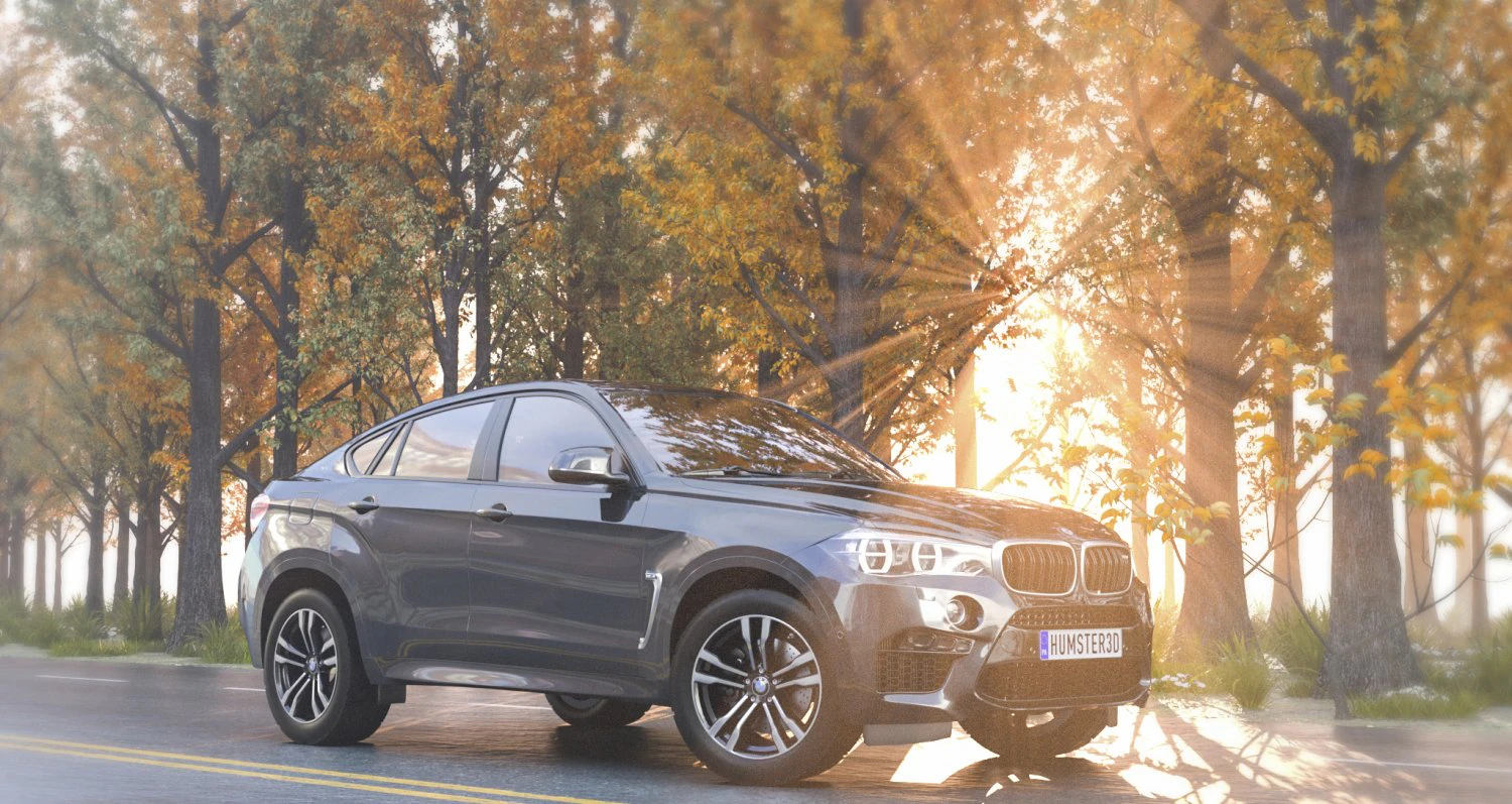 suv x6m product modeling and rendering 3D Model .c4d .max .obj .3ds .fbx .stl .blend