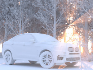 suv x6m product modeling and rendering 3D Модель
