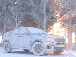 suv x6m product modeling and rendering 3D Модель