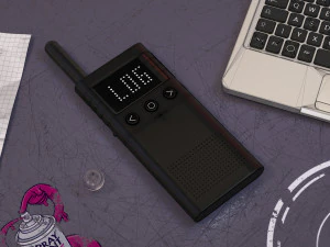 walkie-talkie modeling and rendering 3D Model