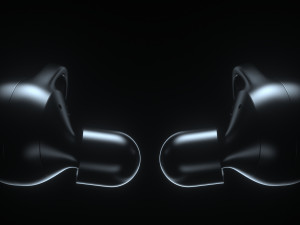 headset ing and rendering 3D 模型