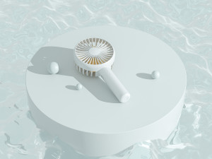 fan product modeling and rendering 3D मॉडल