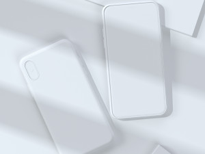 the silicone mobile phone shell ing and rendering 3D मॉडल