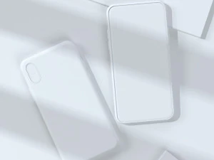 the silicone mobile phone shell ing and rendering 3D Model