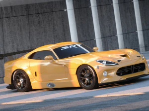 실리콘 스네이크 로드스터 모델링 및 렌더링 3D 모델