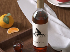red wine modeling and rendering Modello 3D