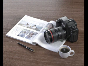 modelagem e renderização de câmera eos Modelo 3D