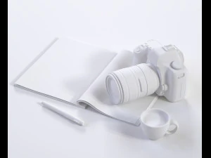 eos camera modeling and rendering 3D Model