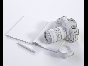 eos camera modeling and rendering Modèle 3D
