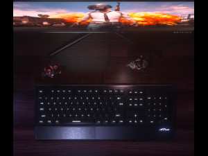 keyboard modeling and dark style rendering 3D Model
