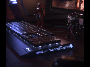 keyboard modeling and dark style rendering 3D Model