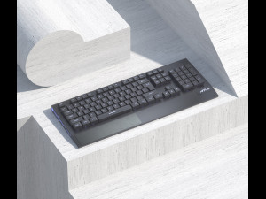 keyboard modeling and rendering 3D मॉडल