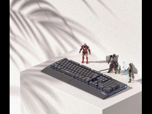 keyboard modeling and rendering 3D Model