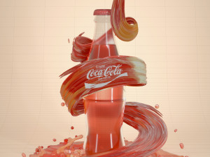 coke modeling and rendering Modèle 3D
