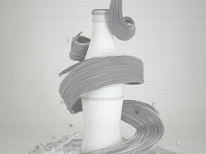 coke modeling and rendering Modèle 3D