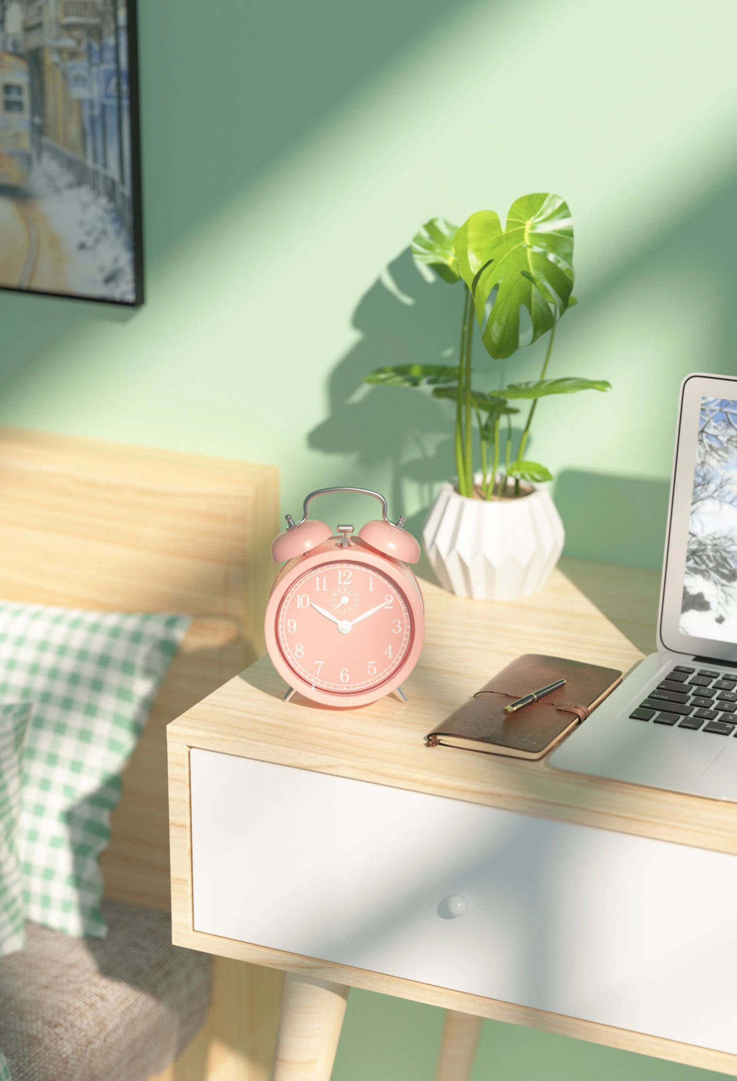 clock modeling and rendering 3D Model .c4d .max .obj .3ds .fbx .stl .blend 