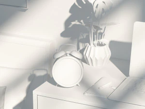 clock modeling and rendering 3D Model