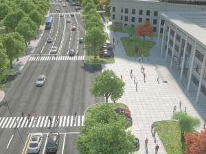 aerial view modeling and rendering 3D Model