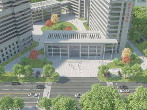 aerial view modeling and rendering 3D Model