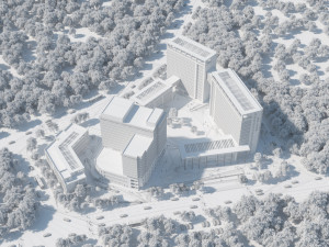 aerial view modeling and rendering 3D Model