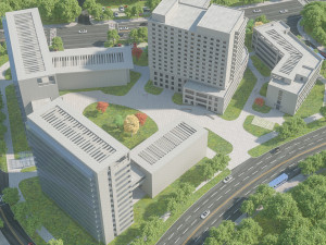 aerial view modeling and rendering 3D Model