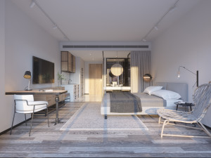 guesthouse modeling and rendering Model 3D