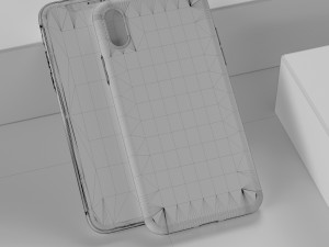 transparent phone case modeling and rendering 3D मॉडल