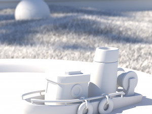 photo level rendering and modeling of toy boats 3D Model