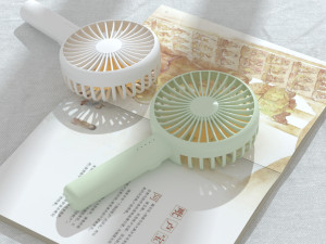 small fan 2 modeling and rendering 3D Model