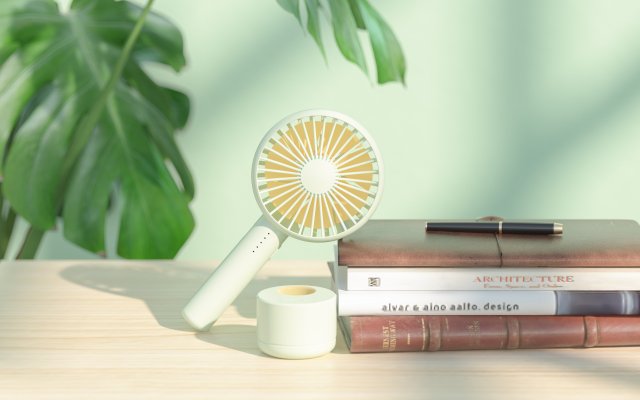 small fan 4 modeling and rendering 3D Model .c4d .max .obj .3ds .fbx .stl .blend 