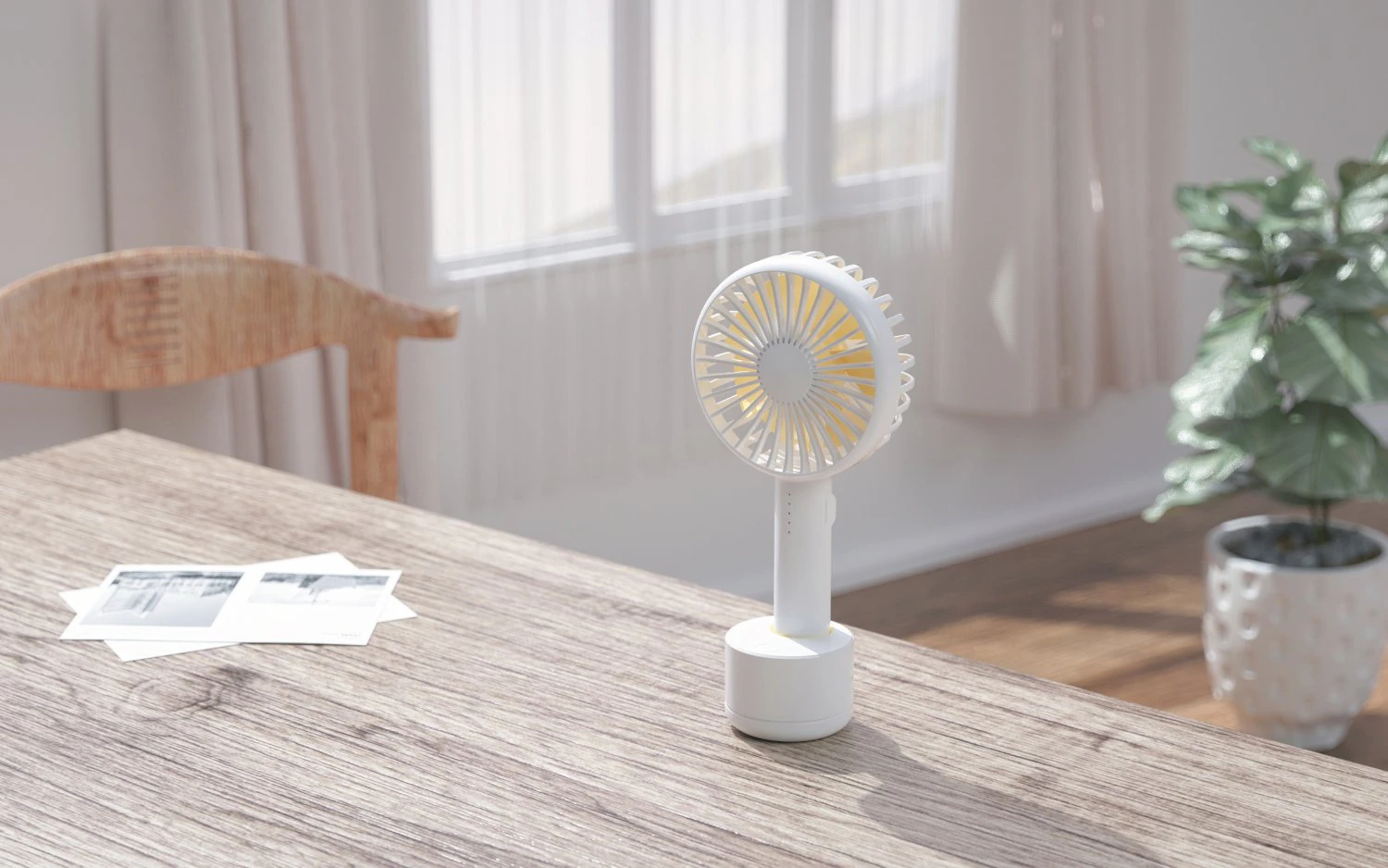 small fan 5 modeling and rendering 3D Model .c4d .max .obj .3ds .fbx .stl .blend