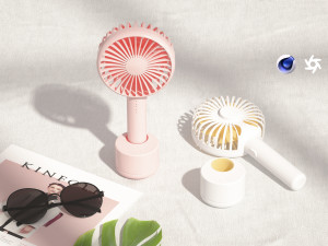 small fan 6 modeling and rendering 3D Модель