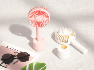 small fan modeling and rendering 1-6collection 3D Model