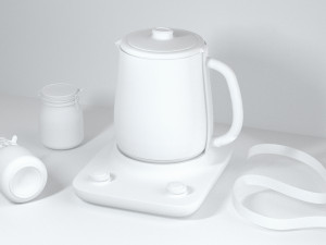 the kettle modeling and rendering 3D Model