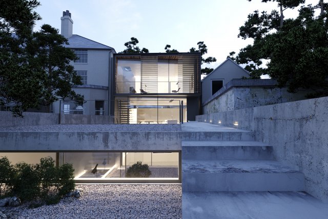 indoor and outdoor building modeling and rendering 3D Model .c4d .max .obj .3ds .fbx .stl .blend 