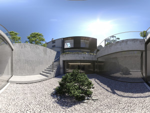 indoor and outdoor building modeling and rendering 3D Model