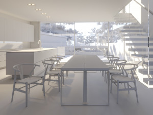indoor and outdoor building modeling and rendering 3D Model